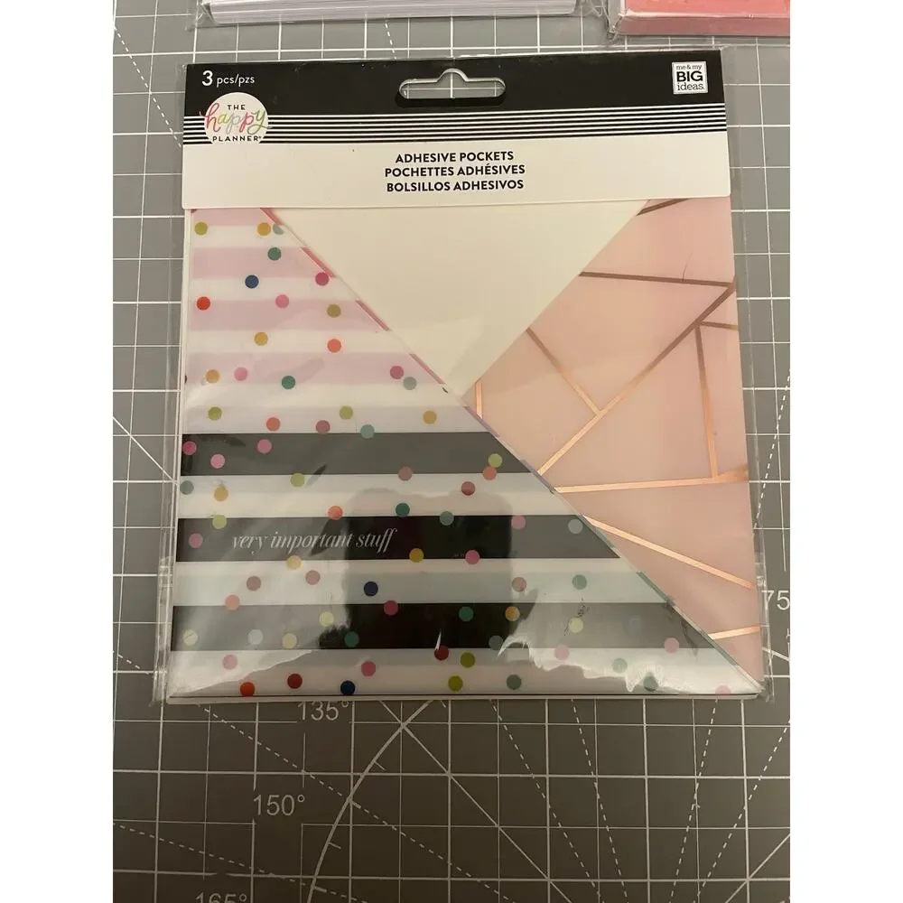 Happy Planner Classic Destash Lot Cover, Fill Paper, Dividers, Bookmarks
